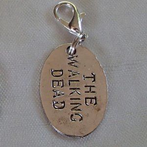 Walking Dead Tag Zipper Pull Charm Handmade